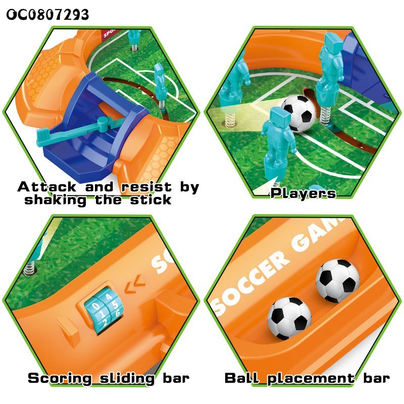 Mini Jeu de Babyfoot de Table Interactif pour Enfants et Famille - لعبة كرة القدم الطاولة المصغرة للأطفال والعائلة - الصورة 6