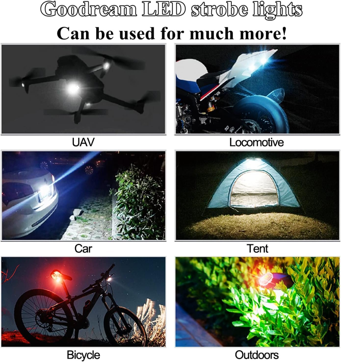 ⁦Mini Lumières LED Flash Anti-Collision avec Télécommande sans Fil 30 Modes 2Pcs - أضواء فلاش مع ريموت كنترول لاسلكي لسائقي الدراجات⁩ - الصورة ⁦12⁩