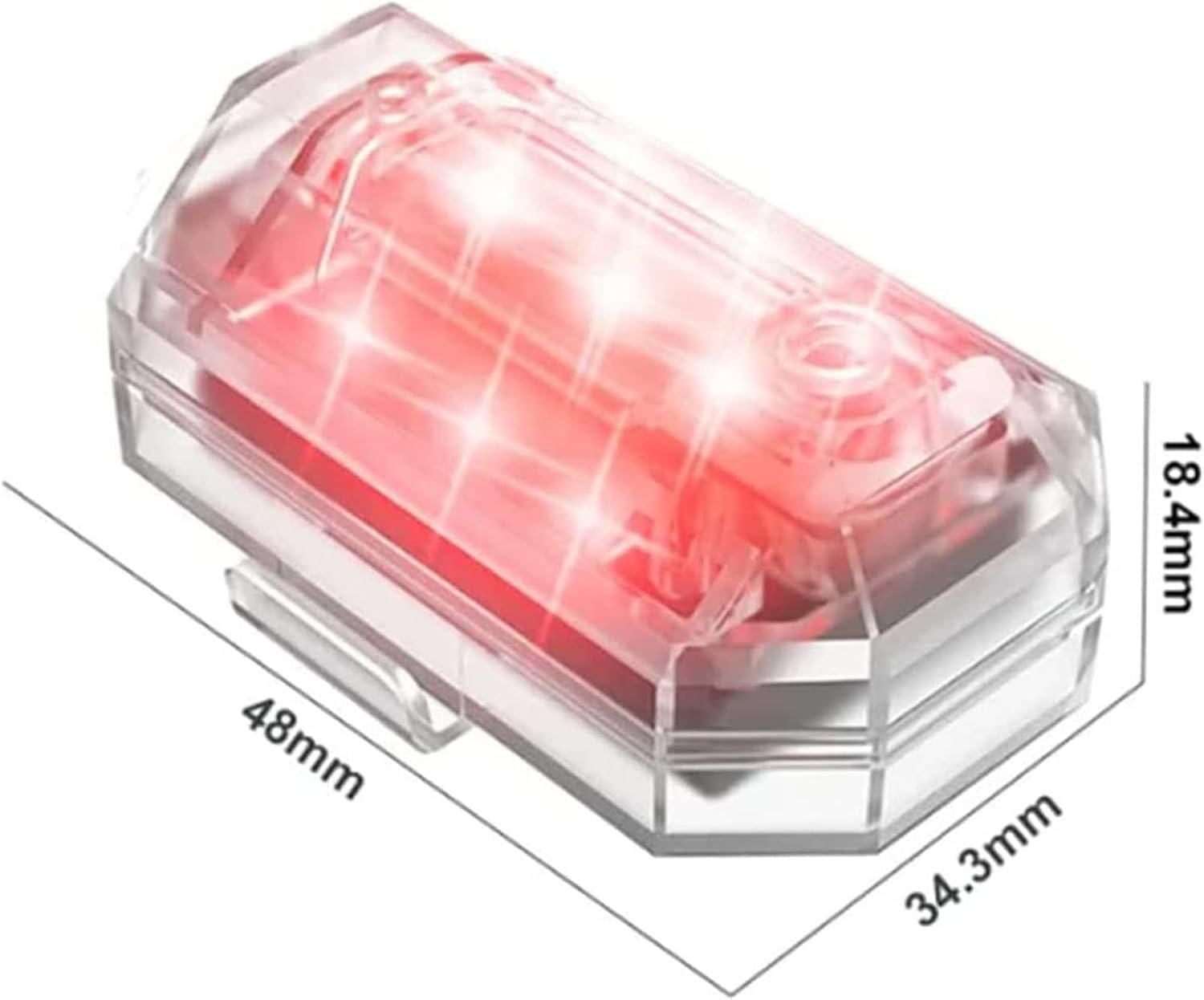 ⁦Mini Lumières LED Flash Anti-Collision avec Télécommande sans Fil 30 Modes 2Pcs - أضواء فلاش مع ريموت كنترول لاسلكي لسائقي الدراجات⁩ - الصورة ⁦15⁩