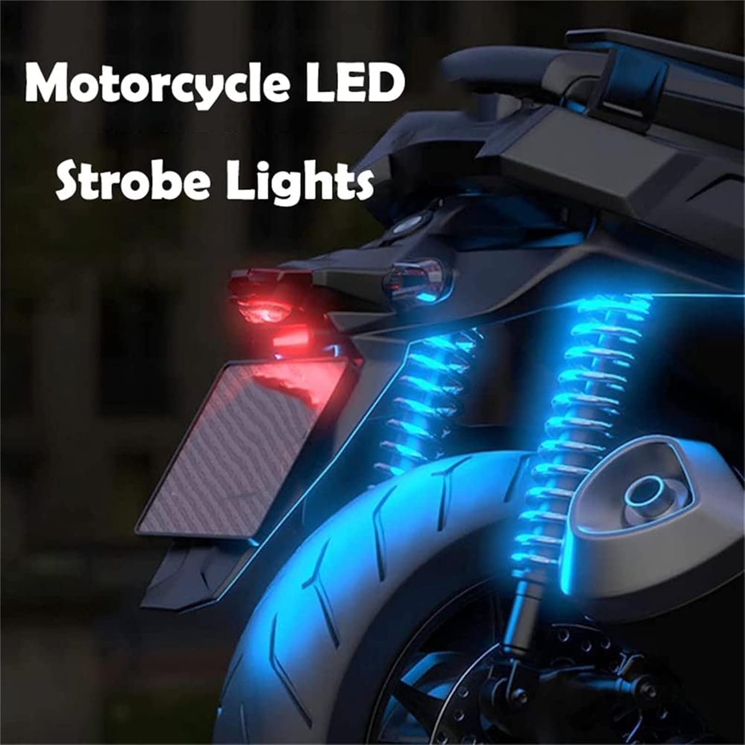 ⁦Mini Lumières LED Flash Anti-Collision avec Télécommande sans Fil 30 Modes 2Pcs - أضواء فلاش مع ريموت كنترول لاسلكي لسائقي الدراجات⁩ - الصورة ⁦3⁩