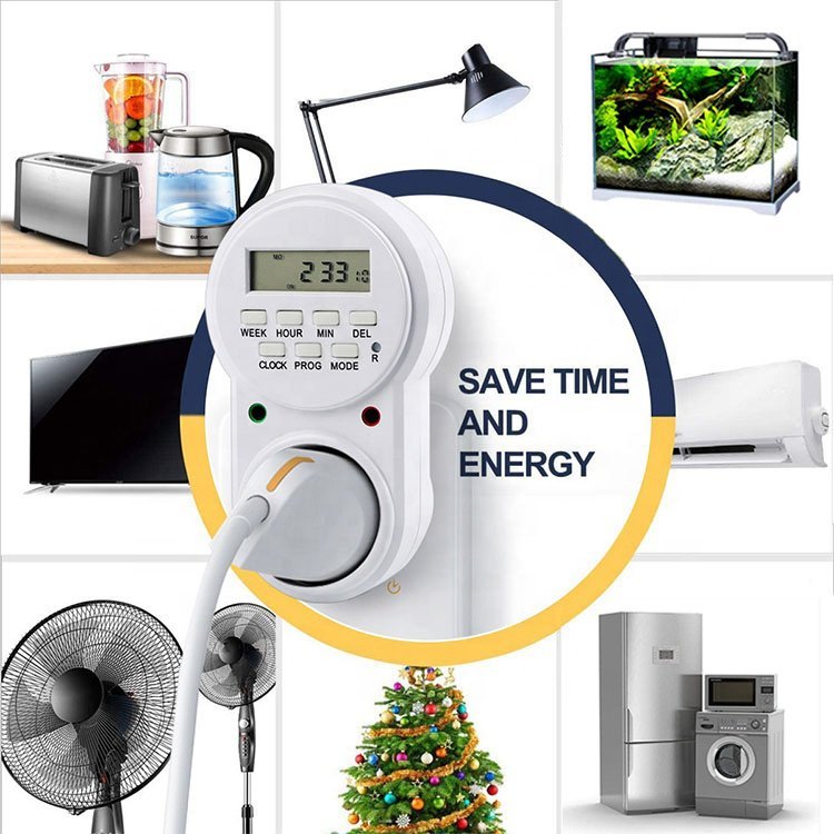 ⁦Prise Programmable Digitale pour Minuterie Électronique Écran LCD 16A 3680W - مقبس مؤقت رقمي ذكي للتحكم التلقائي بالأجهزة⁩ - الصورة ⁦3⁩