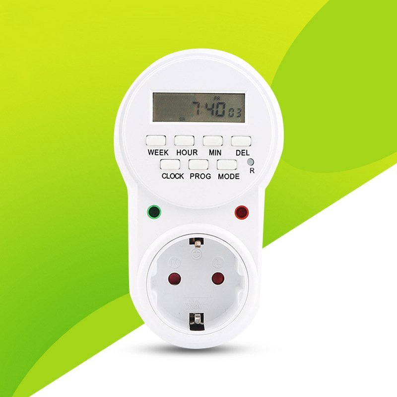 ⁦Prise Programmable Digitale pour Minuterie Électronique Écran LCD 16A 3680W - مقبس مؤقت رقمي ذكي للتحكم التلقائي بالأجهزة⁩ - الصورة ⁦4⁩