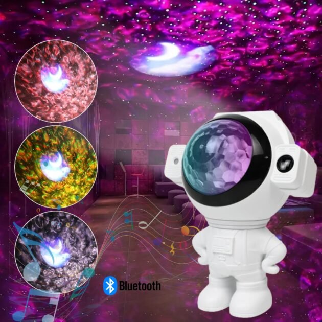 Projecteur d’astronome de ciel étoilé galaxie Bleutooth avec télécommande V2