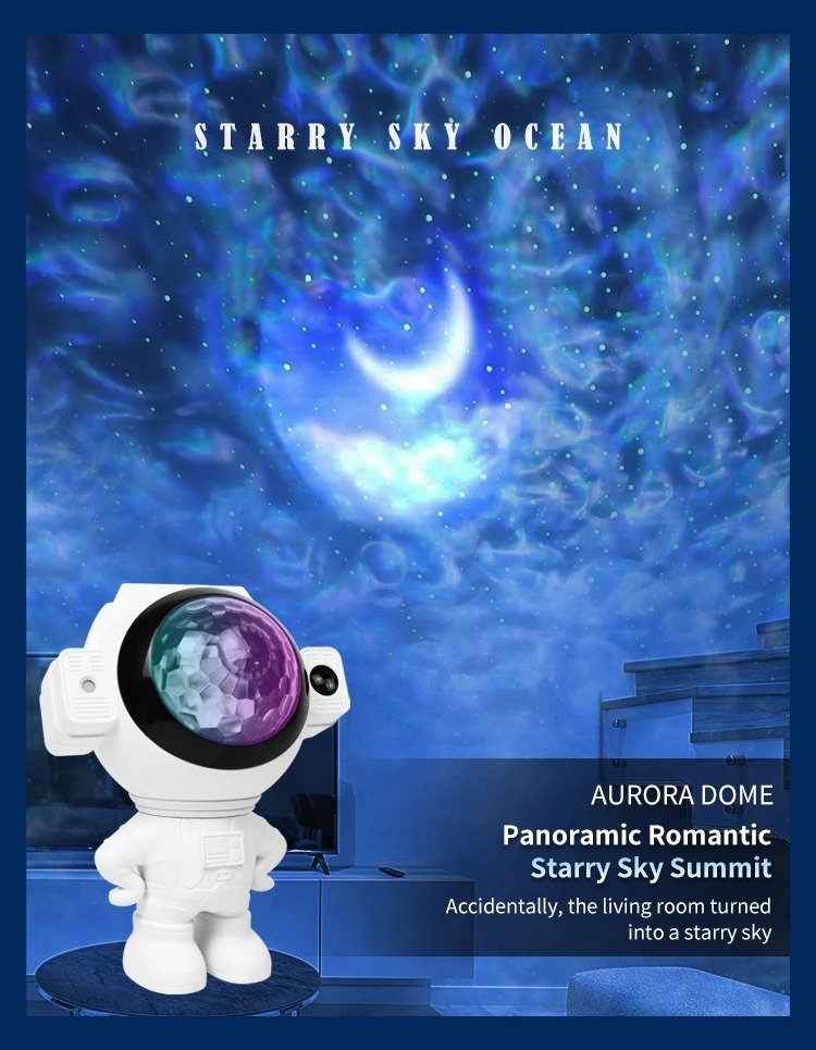 ⁦Projecteur d’astronome de ciel étoilé galaxie Bleutooth avec télécommande V2⁩ - الصورة ⁦6⁩