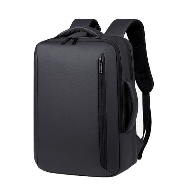 Sac à Dos Business Voyage pour Homme Convertible en Sac à Main Poche Extensible Noir SACHM01N - حقيبة ظهر للرجال متعددة الاستخدامات للكمبيوتر المحمول