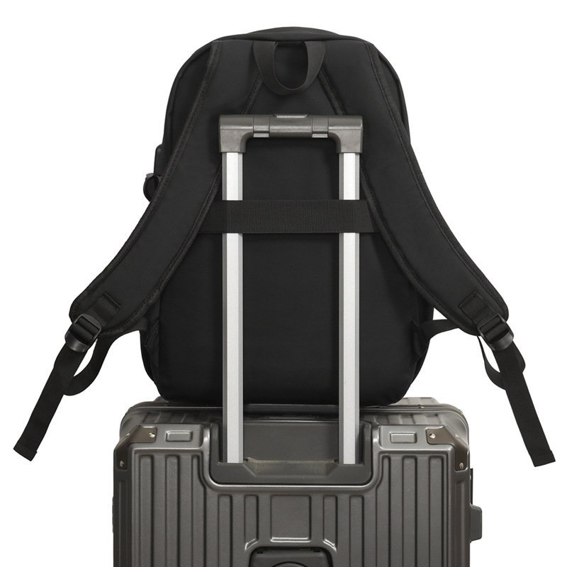 Sac à Dos Ergonomique et Imperméable Port USB Intégré Noir SACHM02N - حقيبة ظهر متعددة الوظائف للعمل والسفر مع منفذ شحن - الصورة 4