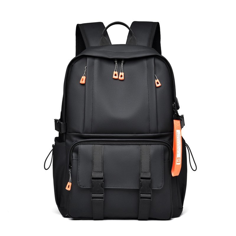 Sac à Dos Ergonomique et Imperméable Port USB Intégré Noir SACHM02N - حقيبة ظهر متعددة الوظائف للعمل والسفر مع منفذ شحن - الصورة 6