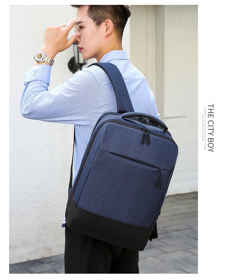 Sac à Dos Ordinateur Portable Multifonctionnel avec Port de Charge USB Grand Volume SACHM07BL - حقيبة ظهر متعددة الاستخدامات للكمبيوتر المحمول والعمل مع منفذ شحن - الصورة 5