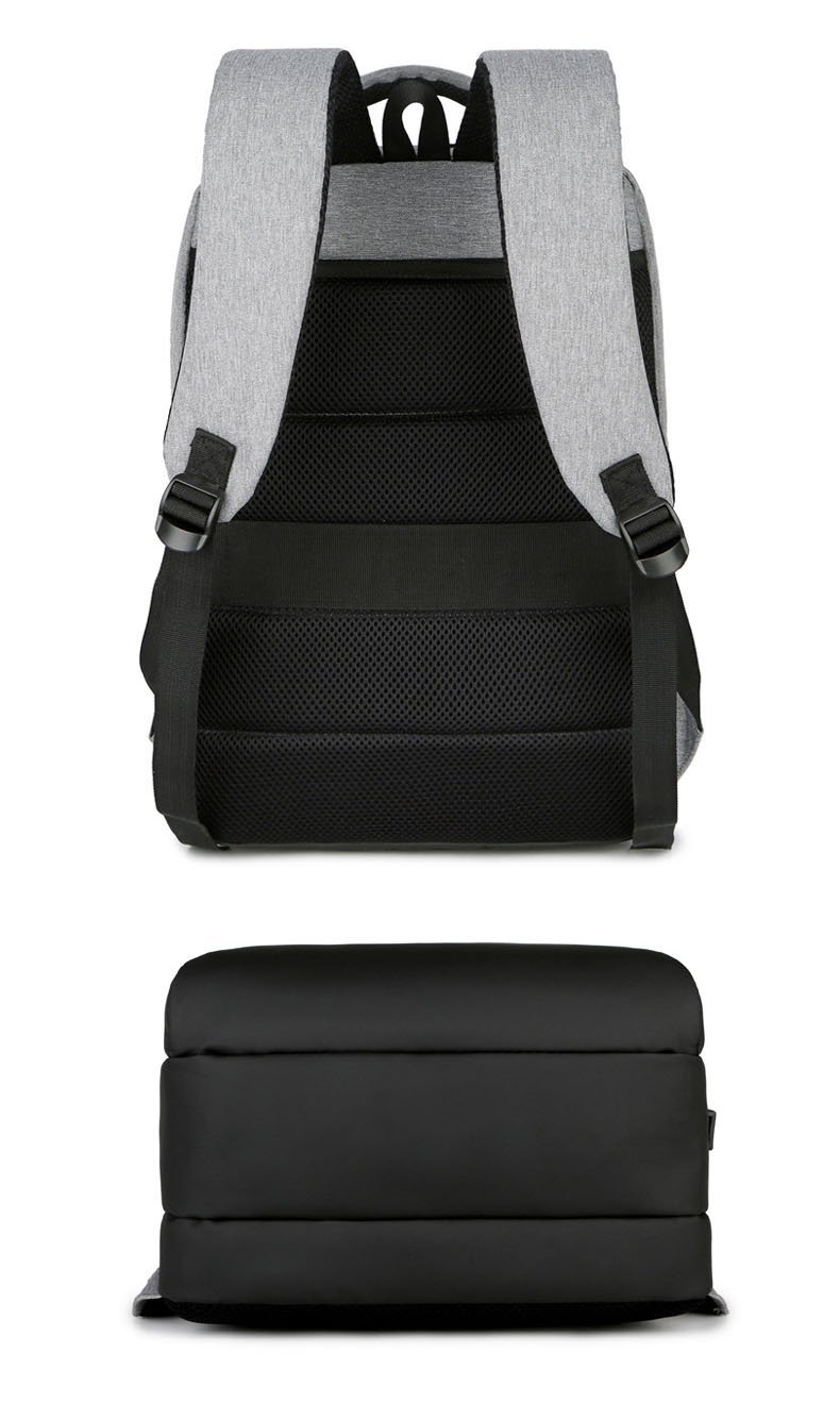 ⁦Sac à Dos Ordinateur Portable Multifonctionnel avec Port de Charge USB Grand Volume SACHM07GR - حقيبة ظهر متعددة الاستخدامات للكمبيوتر المحمول والعمل مع منفذ شحن⁩ - الصورة ⁦4⁩