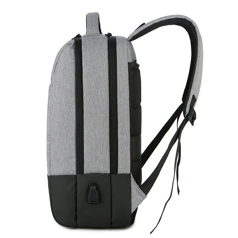 ⁦Sac à Dos Ordinateur Portable Multifonctionnel avec Port de Charge USB Grand Volume SACHM07GR - حقيبة ظهر متعددة الاستخدامات للكمبيوتر المحمول والعمل مع منفذ شحن⁩ - الصورة ⁦5⁩