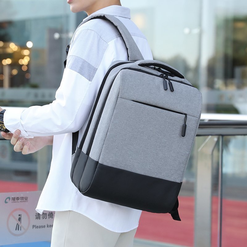 ⁦Sac à Dos Ordinateur Portable Multifonctionnel avec Port de Charge USB Grand Volume SACHM07GR - حقيبة ظهر متعددة الاستخدامات للكمبيوتر المحمول والعمل مع منفذ شحن⁩ - الصورة ⁦9⁩