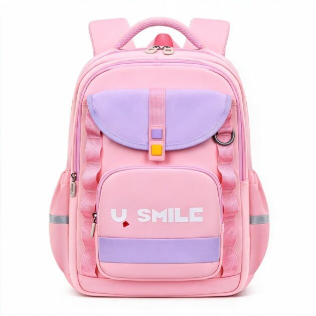 Sac à Dos Scolaire pour Enfnats U-Smile Rose SACKDS09RS - حقيبة مدرسية للأطفال