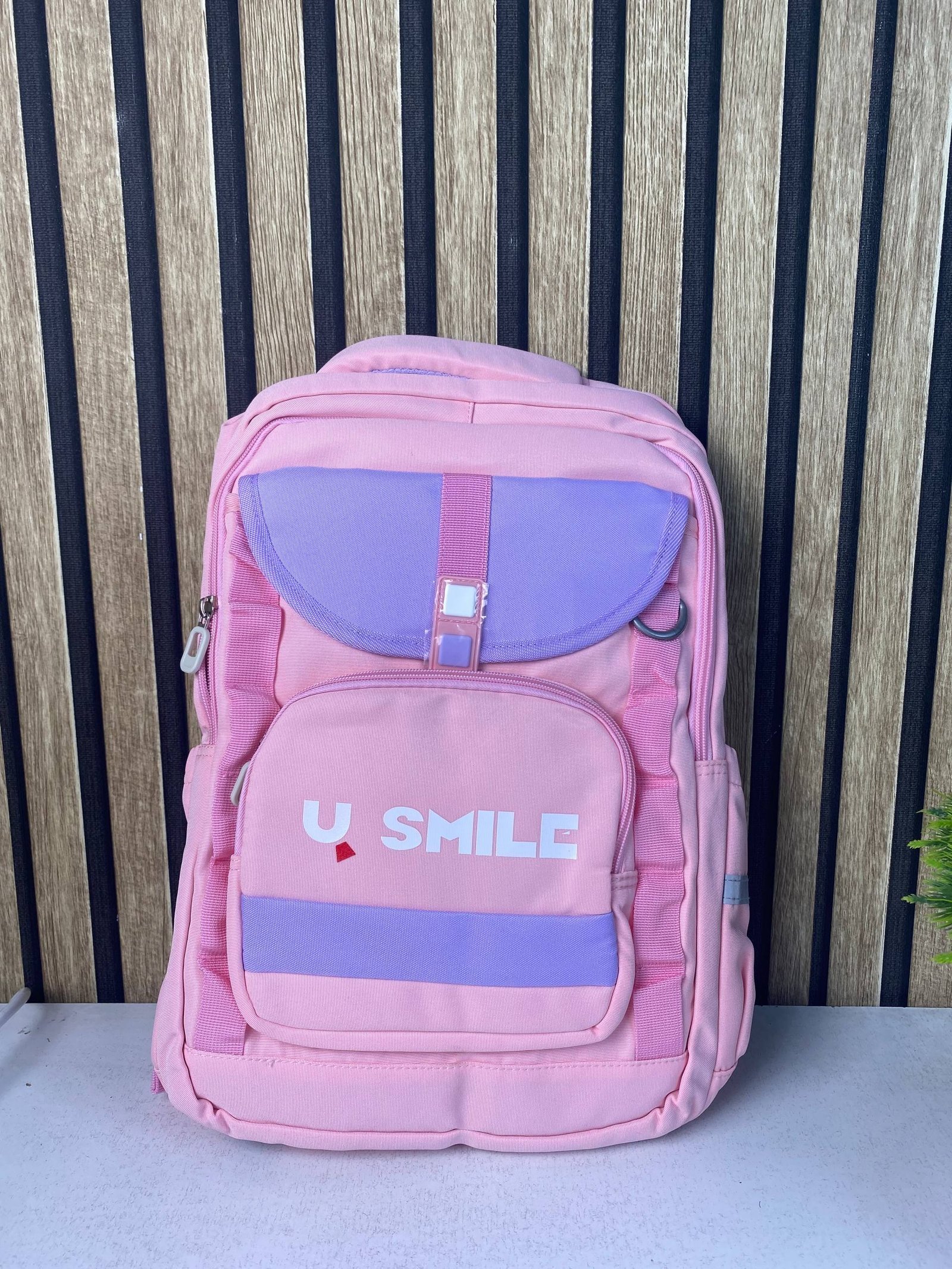 ⁦Sac à Dos Scolaire pour Enfnats U-Smile Rose SACKDS09RS - حقيبة مدرسية للأطفال⁩ - الصورة ⁦2⁩