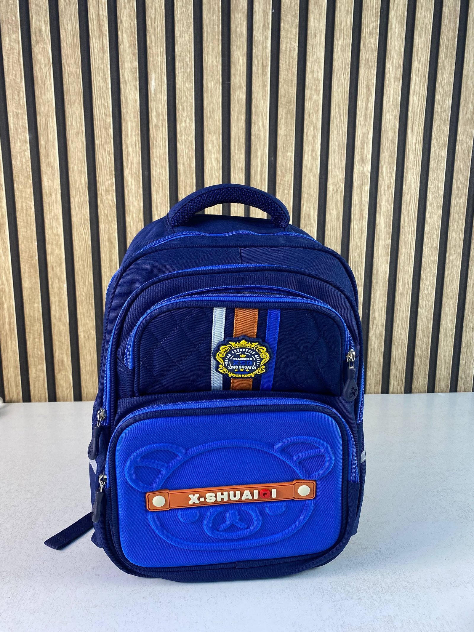 Sac à Dos Scolaire Style Kawaii Grand Volume Tissu Imperméable Bleu SACKDS18B - حقيبة مدرسية بتصميم كاوايي - الصورة 2