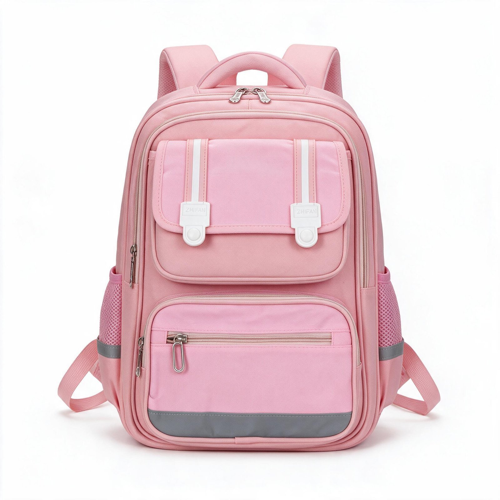Sac à Dos Scolaire Style Kawaii Grand Volume Tissu Imperméable Rose SACKDS06RS - حقيبة مدرسية بتصميم كاوايي