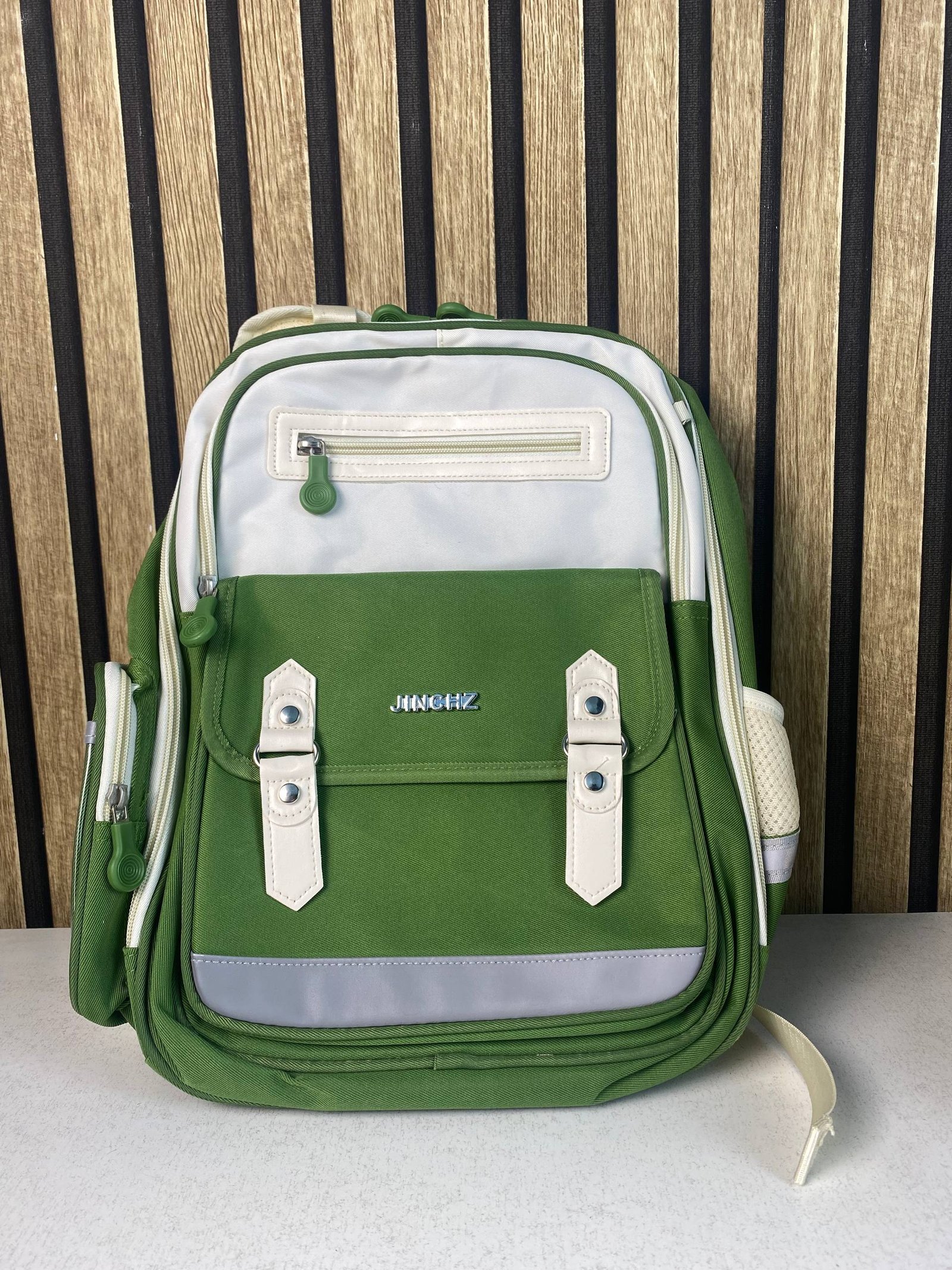 Sac à Dos Scolaire Style Kawaii Grand Volume Tissu Imperméable Vert SACKDS08VT - حقيبة مدرسية بتصميم كاوايي - الصورة 2
