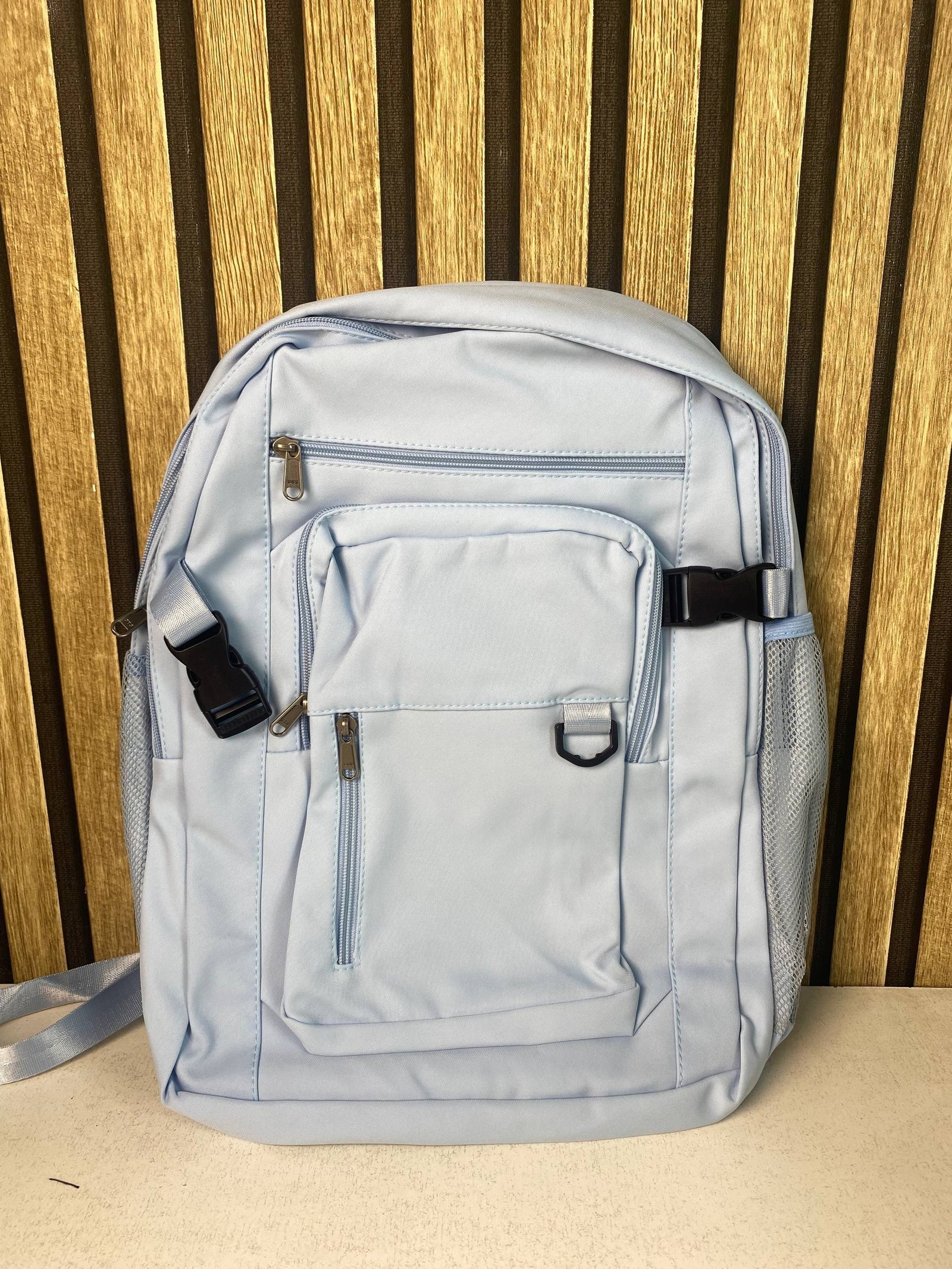 ⁦Sacs à dos Scolaire Style Décontracté Bleu Ciel SACKDS05BLC - حقيبة ظهر مدرسية⁩ - الصورة ⁦2⁩