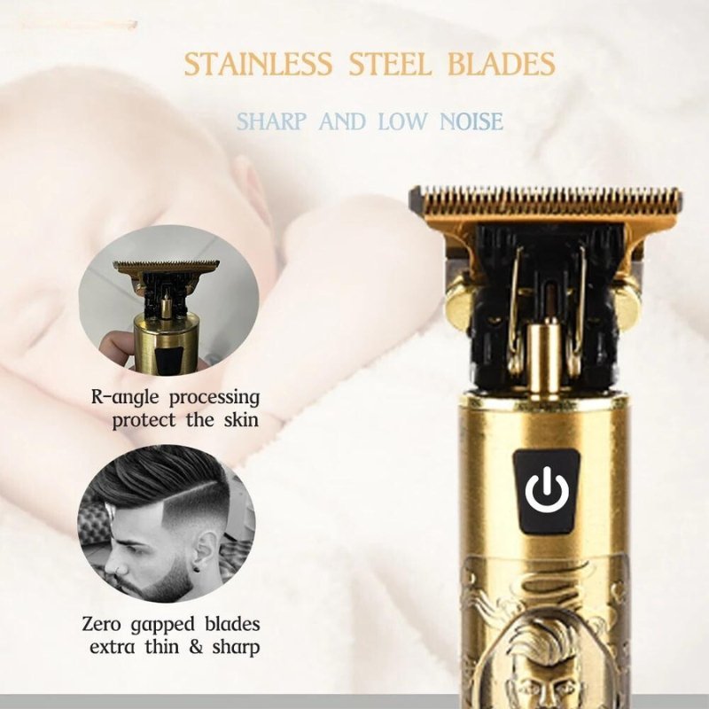 Tondeuse à cheveux professionnelle Zéro absolu , Dégradé , Low fade , Style vintage avec affichage LCD - الصورة 4