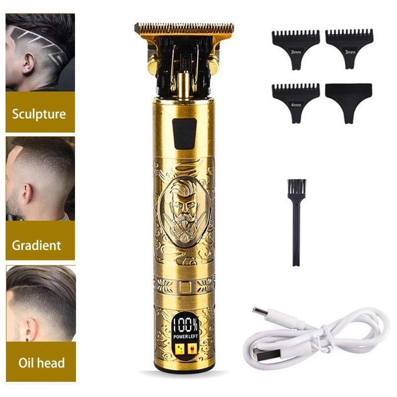 Tondeuse à cheveux professionnelle Zéro absolu , Dégradé , Low fade , Style vintage avec affichage LCD - الصورة 6