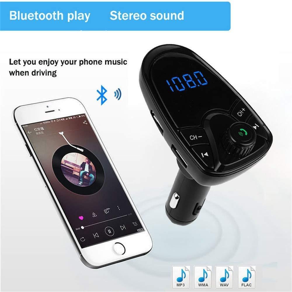 ⁦Transmetteur FM Modulateur pour Voiture - Affichage Numérique, Lecteur USB et Carte TF Charge Rapide - جهاز بث وتعديل ترددات للسيارة مع شاشة رقمية وشاحن سريع⁩ - الصورة ⁦3⁩