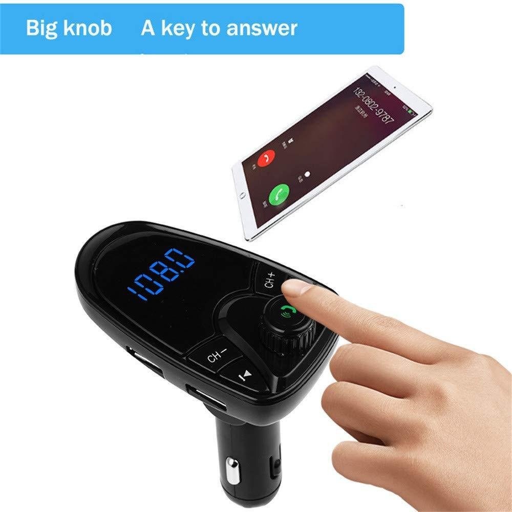 ⁦Transmetteur FM Modulateur pour Voiture - Affichage Numérique, Lecteur USB et Carte TF Charge Rapide - جهاز بث وتعديل ترددات للسيارة مع شاشة رقمية وشاحن سريع⁩ - الصورة ⁦5⁩