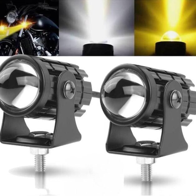 Projecteur LED Ultra Puissant Pour Moto et Véhicule Étanche IP67 DC 12V-80V, 3 Modes d'Éclairage - كشاف إضاءة ليد عالي القوة للمركبات والدراجات النارية