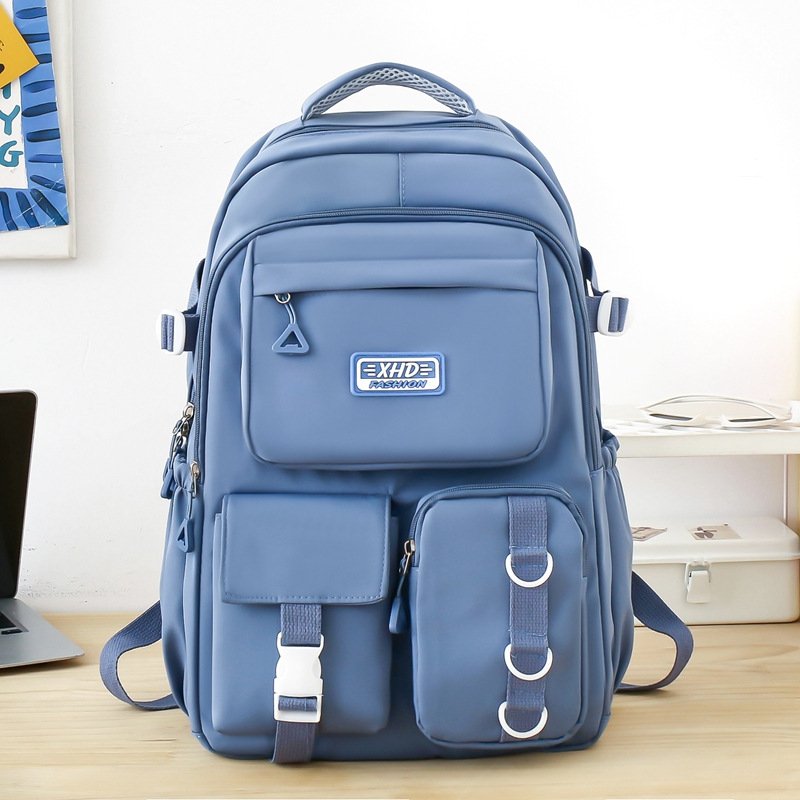 Sacs à dos d’école Style Décontracté XHD Bleu – حقيبة ظهر مدرسية أزرق